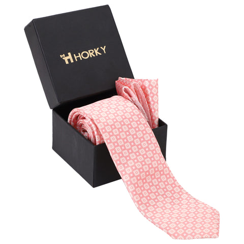Men's Necktie Checked light Pink