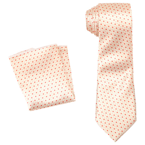 Horky Buy Online Men's Necktie Checkered Pattern Design (Pink)