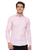 Men's Shirt Dot Pattern Cotton (Pink)
